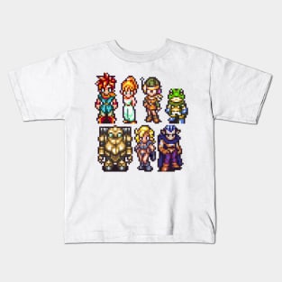 Chrono Trigger Party Sprite Kids T-Shirt